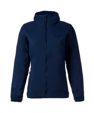 Jack Wolfskin Womens Opouri Peak Chaqueta con capucha Windbreaker 1204591 1910
