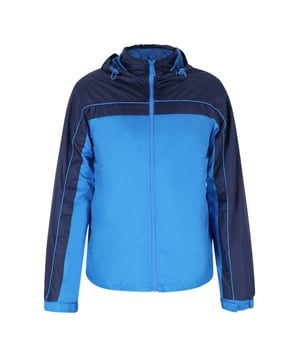 Vielseitig und stilvoll designt, besticht diese Kapuzenjacke durch einen durchgehenden Reißverschluss vorne und kontrastierende Einsätze, die das moderne Design betonen. Die sichtbaren Nähte verleihen Struktur, während die elastischen Bündchen und der Saum für eine bequeme Passform sorgen. Ausgestattet mit einer verstellbaren Kapuze mit Kordelzug und Mesh-Futter ist diese Jacke perfekt für Outdoor-Abenteuer oder lässige Ausflüge.  Jacke