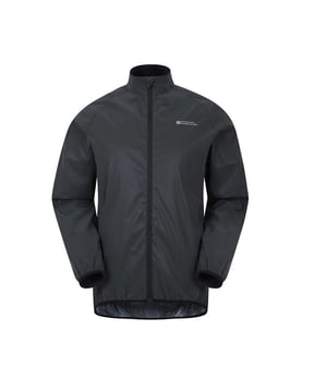 Material: 100% Polyester. Design: Logo. 360-Grad-Reflexion. Gewebe-Technologie: Atmungsaktiv, DWR-Finish, leicht, wasserabweisend. Manschette: Elastisch. Ärmel-Typ: Langärmelig. Ausschnitt: Stehkragen. Taschen: 2 Seitentaschen. Verschluss: Durchgehender Reißverschluss. Saum: Gummizug.