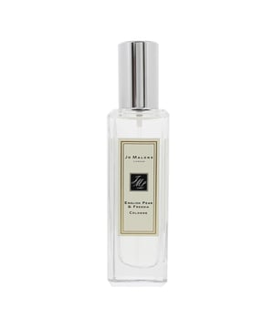 English Pear &amp; Freesia is a Chypre Fruity fragrance for women, which was created by Christine Nagel and launched in 2010 by Jo Malone. The fragrance opens with top notes of Pear and Melon; middle notes of Freesia and Rose; and base notes of Musk, Patchouli, Rhubarb and Amber. The scent is fizzy, spicy, juicy and floral, with a real sense of being refreshing. The fragrance is best suited to the warmer weather of Spring and Summer.