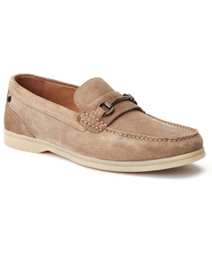 The perfect blend of smart and casual, Snapper is a men's buckle loafer from Base London. The soft suede uppers and Ortholite insole make for a comfy ride, while the translucent rubber sole dials up the casual.