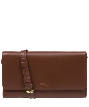 The 'Saffron' cross body clutch bag from the Pure Luxuries Marylebone collection is handcrafted from high-quality, genuine Nappa leather with a natural super-soft touch. The minimalistic fold-over top is secured by a gold-coloured magnetic press stud. The interior is lined with 100% cotton and features slip pockets and card slots to help keep an organised bag. Comes with an adjustable slim leather strap with a maximum drop length of 65cm. The strap is also removable by releasing the two interior press studs, transforming the bag into a clutch bag. Furnished with gold-coloured metal fittings. The minimalist Pure Luxuries logo is embossed in gold foil for a beautifully simple finishing touch.