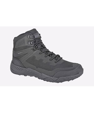 Discover the Magnum Ultima 6 Boots, where sustainability meets performance. Crafted with a textile/synthetic mix upper and featuring a secure lace closure, these mid-cut boots offer both comfort and support for active lifestyles. 
 They boast a waterproof and ventilated membrane, ensuring dryness in all conditions while maintaining breathability. Made from recycled, vegan materials, these boots exemplify Magnum's commitment to environmental responsibility without compromising quality. 
 The blown EVA comfort midsole provides cushioning and shock absorption, complemented by a durable PU outsole for reliable traction. Finished with Magnum branding, these boots are the perfect choice for those who prioritize comfort, sustainability, and performance.
 - Textile / synthetic mix upper 
 - Secure lace closure 
 - Mid Cut 
 - Waterproof and breathable membrane 
 - Made from recycled, vegan materials 
 - Blown EVA comfort midsole 
 - Durable PU outsole 
 - Magnum branding