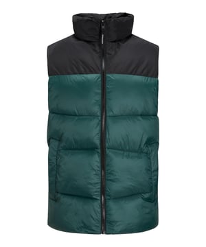 Jack & Jones heren gilets zijn perfecte winterjassen voor overgangsseizoenen. Deze gewatteerde gilets voor heren hebben mouwloze bodywarmers die een extra laag warmte bieden zonder de flexibiliteit te beperken. Het Jack and Jones gilet heeft een normale pasvorm met gemak rond het lichaam, een vest met volledige ritssluiting met logotrekker, een hoge hals om de wind tegen te houden en de warmte vast te houden en twee zijzakken voor essentiële spullen. En een stijlvol colour block-patroon voor een designerlook.

Deze lichtgewicht gilet heren is perfect voor wandelen, joggen, hiken, kamperen, klimmen, reizen, buitenactiviteiten, avontuurlijke reizen, enz.