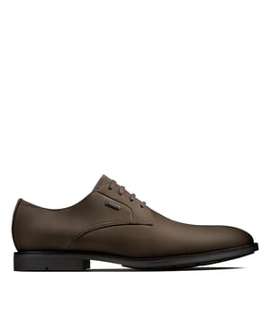 Clarks Ronnie Walk Gore-Tex Zapatos de cuero suave de cuero marrón 261458697
