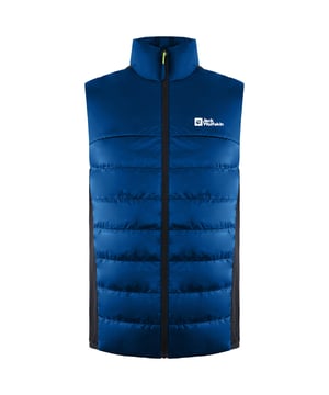 The Jack Wolfskin Morobbia Men's Gilet is a versatile and functional layering piece, perfect for outdoor enthusiasts who need extra core warmth without compromising mobility. Designed with cyclists and active adventurers in mind, this gilet offers protection against the elements while maintaining breathability and comfort. Its sleek design and practical features make it an essential addition to any outdoor wardrobe.
 
Key Features:
Wind-Resistant Fabric: 

The front panel is made from wind-resistant material, providing protection against chilly winds during high-speed activities like cycling or hiking.

Breathable Back Panel: 

The back of the gilet features breathable fabric, allowing for optimal airflow and preventing overheating during intense activities.

Lightweight Insulation: 

The gilet is insulated with lightweight synthetic fill, providing warmth to your core without adding bulk, making it ideal for layering over a base layer or under a shell jacket.

Moisture-Wicking Properties: 

Designed to wick moisture away from the body, this gilet keeps you dry and comfortable, even during vigorous activities.

Full-Length Zip: 

A full-length front zipper allows for easy on-and-off, as well as adjustable ventilation, helping you regulate your body temperature on the go.

Zippered Pockets: 

Includes two zippered hand pockets and a chest pocket, providing secure storage for essentials such as keys, snacks, or a phone.

Reflective Detailing: 

Features reflective detailing for enhanced visibility during low-light conditions, making it a safe choice for early morning or evening rides.

Adjustable Hem: 

The adjustable hem allows for a customized fit, helping to keep warmth in and drafts out.

Versatile Design: 

The gilet's sleek and functional design makes it suitable for a wide range of activities, from cycling and running to hiking and casual wear.

Packable: 

Lightweight and easily packable, this gilet can be stowed away in your backpack when not in use, making it a convenient option for unpredictable weather.

 
The Jack Wolfskin Morobbia Men's Gilet is the perfect blend of functionality and style, offering essential warmth and protection for active individuals. Whether you're cycling through the countryside or layering up for a hike, this gilet ensures you stay comfortable and protected in changing weather conditions.
