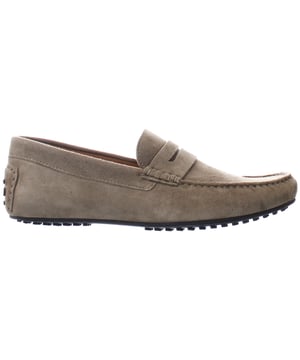 Zapatos de cuero para hombre de gamuza de beige de Hackett Richmond HMS20892_951