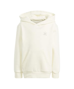 inchSome kids are too busy exploring the world to think about their style. Others are catching on to the classics. Either way  this adidas set is a win  with head-to-toe comfort and Trefoils on the pullover and pants. Our cotton products support more sustainable cotton farming. inchA two-piece set with clear adidas DNA.Pullover with hood.Top: Kangaroo pocket.Pants: Drawcord on elastic waist.Regular fit.Top and pants: Ribbed cuffs and hem.70% cotton  30% recycled polyester fleece.