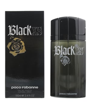 Black XS von Paco Rabanne ist ein holziger, bernsteinfarbener Duft für Männer. Kopfnoten: Zitrone und Salbei. Herznoten: Praline, Zimt, Tolubalsam und schwarzer Kardamom. Basisnoten: brasilianisches Rosenholz, Patchouli und schwarzer Amber. Black XS wurde 2005 auf den Markt gebracht.