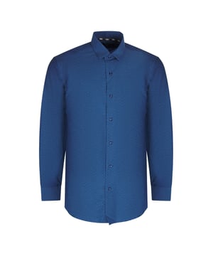 Aquascutum gestreept blauw shirt, 100% katoen, normale pasvorm, maat valt normaal, knoopsluiting, 100% katoen, manchet met knoopsluiting