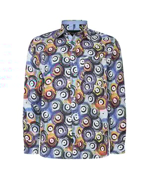 Our Kam Men's printed shirt is a perfect blend of comfort, and style shirt for your wardrobe. Made from 100% cotton, these plus size shirts prioritize both breathability and durability providing a soft and comfortable feel. The long sleeves offer a classic look and the shirt available in various prints, including bird print, feather print, record print, and rose print allowing you to express your unique style. The premium stretch in the fabric ensures ease of movement, making these big and tall shirts ideal for both casual and semi-formal settings. Pair these mens shirts with your favourite jeans, trousers, or shorts to create a versatile and fashion-forward ensemble.