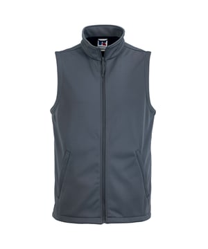 Materiaal: 100% polyester. Stof: Dubbellaags gebreid, Softshell. Voering: Microfleece. Ontwerp: Eenvoudig. 315gsm. Stoftechnologie: Ademend, DuPont, Duurzaam, Flexibel, Douchebestendig, Teflon coating, Waterafstotend, Weerbestendig, Windbestendig. Toegang voor oortelefoon, nek met tape. Mouwtype: Mouwloos. Hals: Coltrui. Zakken: 2 Voorzakken, Rits. Bevestiging: Volledige ritssluiting. Zoom: Drop Hem. Duurzaamheid: Amfori, Better Cotton Initiative, BSCI, Fair Labor Association, Oeko-Tex Standard 100 Gecertificeerd, WRAP Gecertificeerd.
