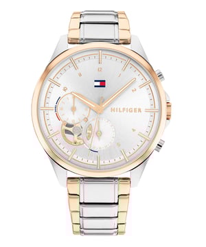 Tommy Hilfiger 1782415 - Reloj para mujer cuarzo acero inoxidable&bull; material: acero inoxidable&bull; cristal: min&egrave;ral&bull; pulsera: acero inoxidable&bull; correa: plateado&bull; resistencia al agua: 0 m (0 ATM)&bull; tama&ntilde;o de la caja: 38 mm