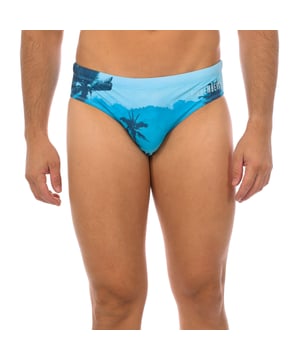 Speedo Bikkembergs swimsuit.
 Color blue
 Elastic waist, adjustable by laces.
 Brand detail on the sides.
 Seams seen in tone.

 Composition: Composition: 82% Polyamide, 18% Elastane

 Washing instructions:
 - Wash at max. 30º.
 - Do not bleach.
 - Does not allow dry cleaning.
 - Iron temperature max. 110º.
 - Do not use dryer.
 Composition: Composition: 82% Polyamide, 18% Elastane
 Care:
Washing instructions:
 - Wash at max temperature. 30º.
 - Do not use bleach.
 - Does not allow dry cleaning.
 - Iron max. temperature. 110º.
 - Do not use dryer.