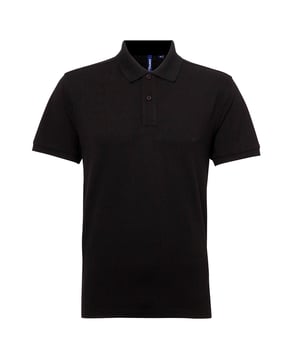 Classic fit polo shirt. Ribbed knit collar and sleeve cuffs. Twin needle stitching on hem. Two self coloured buttons on placket. Machine washable. Moisture wicking fabric helps to regulate body temperature. Fabric: 65% Polyester, 35% Cotton. Size (Chest): S 37, M 40, L 42, XL 44, 2XL 47, 3XL 49, 4XL 51, 5XL 53.