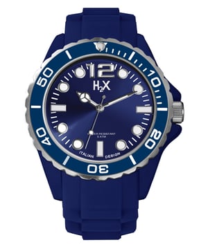 H2x hombre sb382ub1 reef luminoso resistente al agua azul pizarra oscuro goma suave...