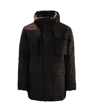 Jack Wolfskin Tech Lab Technical Field Jacket Brown Men Winter Coat 1113111 5166