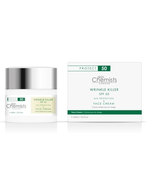 skinChemists Wrinkle Killer Sun Protection Day Moisturizer SPF 50 is a powerful formula that combines sun protection with anti-aging benefits. Infused with ingredients like Aloe Barbadensis Leaf Juice, Hydrolyzed Collagen, and Persea Gratissima Oil, it not only shields the skin from harmful UV rays but also hydrates, smooths, and plumps the skin. This clean beauty product is perfect for those looking for a multi-tasking moisturizer that promotes healthy, youthful-looking skin.