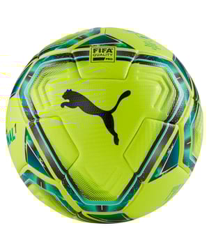 HISTORIA DEL PRODUCTO Posea el balón que marca la pauta para las selecciones nacionales y las mejores ligas de todo el mundo. Con una construcción de calidad FIFA®, este balón listo para jugar presenta una excelente retención de la forma y durabilidad, a la vez que proporciona una explosiva potencia aerodinámica para el más alto nivel de rendimiento. DETALLES Balón de partido apto para todas las edadesCalidad FIFA® para el máximo nivel de rendimientoConstrucción de panel de ajuste de forma FINALGráficos en toda la superficie con el logotipo del gato PUMA