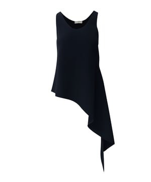 VINTAGE, UVP WIE NEU  
Dieses Balenciaga Tanktop ist mit einer asymmetrischen Silhouette gestaltet, die es von anderen Tanktops unterscheidet. Mit Schlitzen an den Seiten für Komfort und Funktionalität. Kombinieren Sie es mit Denim-Jeans für einen lässigen Look.

Balenciaga S/S 15 Asymmetrisches Schlitz-Tanktop aus schwarzem Polyester  
Farbe: schwarz  
Größe: FR38  
Material: Polyester  
Zustand: ausgezeichnet  
Tragespuren: keine  
SKU: 199821