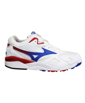 Mizuno Sport Style Sky Medal White Blue Lace Up Mens Running Trainers D1GA192427