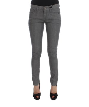 Merk: CoSTUME NATIONAL CNC  
Stijl: Slim Fit Jeans  
Kleur: Grijs  
Materiaal: 98% Katoen 2% Elastaan  
Vlies: Rits en Knop  
Logo details  
Authentiek en gloednieuw met labels  