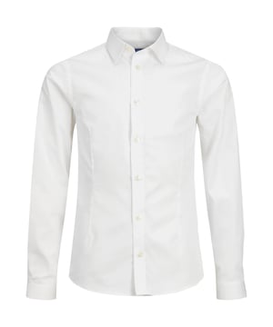Ontdek tijdloze elegantie met dit jongenshemd met lange mouwen. De normale pasvorm biedt een klassieke look voor elke gelegenheid. De Kent-kraag geeft het overhemd een geraffineerde look. Met een elegante knoopsluiting is het gemakkelijk aan te trekken en ziet het er altijd goed uit. De verstelbare manchetten met 2 knopen zorgen voor een pasvorm op maat en een vleugje verfijning. Een afgeronde zoom geeft het overhemd een moderne touch. Geniet van het hoge comfort en de eersteklas afwerking van dit tijdloze kledingstuk. Ideaal voor stijlbewuste jongens die comfort en elegantie waarderen. Of je het nu draagt voor formele gelegenheden of voor een smart casual look - dit overhemd zal je vergezellen op je stijlvolle reis.