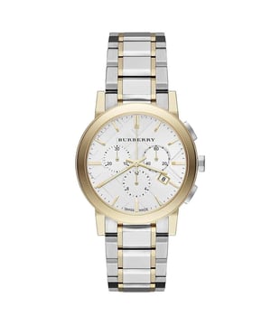 Specification Details Brand Burberry Model BU9751 Barcode Number N/A Gender Ladies Case Size N/A Case Material Stainless Steel Case Colour Bi - Colour Dial Colour N/A Band Material Stainless Steel Band Colour Bi - Colour Movement Quartz (Battery) Chronograph Yes Water Resistance N/A