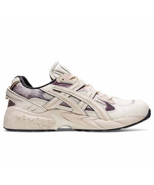 Never have we ever been so hyped over a blast from the past. This GEL-Kayano 5 OG features a mesh and leather upper and comes in an birch colorway with hits of purple floral hues. This is vintage at its very best.
