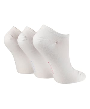 Keep your feet comfortable and safe from blisters with these super soft Wild Feet Trainer Socks! Made from bamboo, these socks are breathable and lightweight to keep your feet happy and fresh. They are available in black, white or with a chic heel and toe design. Not only do the bamboo fibres in these socks mean that they are breathable and hypoallergenic, but it also means that they are thermo-regulating. This means that the perfect temperature is maintained for your feet, all day, allowing for maximum comfort. If that was enough, bamboo is also moisture absorbent, meaning these socks will keep your skin dry and healthy all day by wicking away any unwanted moisture! What’s not to love? These socks come in packs of 3, with each pack containing a variety of colours and are made from 70% Viscose from Bamboo 28% Polyester 2% Elastane. They are women's size 4-8 UK. They are also machine washable.
