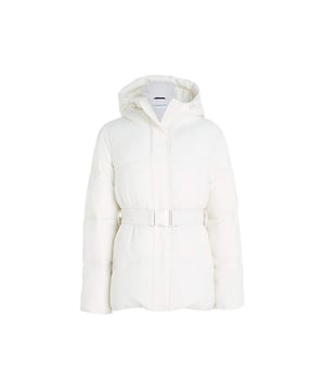 Doudoune Calvin Klein authentisch Damen Weiß Nylon. Authentisches Kleidungsstück der Marke Calvin Klein - Streetwear/Sportswear-Design von Calvin Klein - Calvin Klein für Damen, modisch und perfekt für den Alltag - Die weiße Doudoune von Calvin Klein lässt sich hervorragend mit dem Rest Ihrer Garderobe kombinieren - bequeme Nylon-Qualität - klassisch - authentisch -