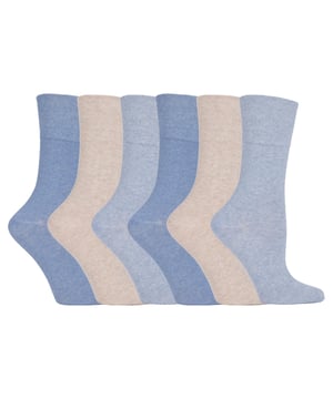 Met een speciaal ontworpen honingraat-bovenkant zijn Sokkenhop zachte Gentle Grip®-sokken comfortabeler gemaakt voor alle dragers, maar vooral als u last heeft van problemen met de bloedsomloop of gezwollen benen, enkels en voeten. Deze collectie ontwerpen ziet er net zo goed uit als ze voelen, gemaakt van zacht, comfortabel katoenrijk garen. houd je voeten geurvrij met platte naden voor extra draagbaarheid Alle SockShop Gentle Grip®-sokken zijn gemaakt om je benen te verzorgen, ze vormen zich comfortabel naar hun natuurlijke contouren zonder een van die lelijke, irriterende en jeukende vernauwingsringen achter te laten . Dit zijn echt de sokken voor iedereen die niet van strakke bovenkants houdt. Gentle Grip bovenkants die niet naar beneden vallen bij slijtage en ook ideaal zijn voor diabetischei!