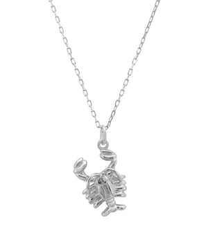 Introducing the must-have accessory for all astrology lovers - our Zodiac Star Sign Necklace!  This beautiful piece is made with 925 sterling silver, making it both fashionable and luxurious. The necklace's centrepiece is a beautiful, polished metallic motif of a Scorpion. It's perfect for anyone who follows the stars or their zodiac horoscope. Scorpios celebrate birthdays October 23 - November 21.Scorpios are famously discreet and even secretive, with an air of mystery around them. Other personality traits include fearlessness, boldness and creativity. As a fixed water sign, Scorpios are known for their fierce loyalty and devotion and also their passion. In fact, they are known to have such intense personalities that they are often confused with vibrant fire signs.The necklace also comes with a 40-45cm chain, so it can be worn at a length to complement any neckline. It measures 1.5 x 1cm and weighing only 3grams, this necklace is not only beautiful but also lightweight and comfortable to wear.Show your zodiac pride with this stylish and unique piece of jewellery. The Zodiac Star Sign Necklace makes the perfect gift for someone who follows their horoscope, loves celestial-themed accessories, or wants to show their interest in the stars.If you love astrology or are just a little bit curious about the stars, this necklace is perfect for you!