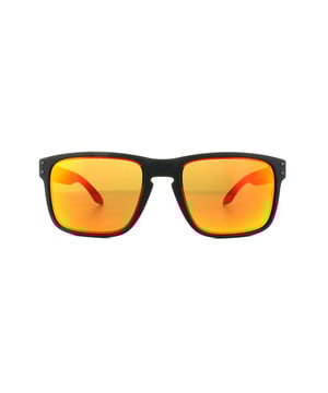 Oakley Lunettes de soleil Holbrook Oo9102-E2 Mat Noir Prizm Ruby Donnez un look rétro dans ce style vintage conçu par Snowboard Superstar Shaun Blanc, mais avec l'ingénierie et la conception impressionnantes qui sont la norme Oakley.