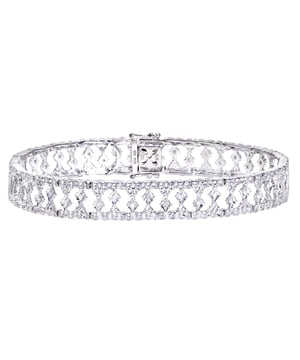 9K (375) White Gold: 5.4gr; # Diamond: 0.25ct
