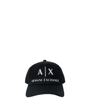 Brand: Armani Exchange   Gender: Men   Type: Caps   Color: Black   Pattern: Print   Fastening: Buckle/bow   Season: Spring/summer . gender:mens. shape:beanie. pattern:printed