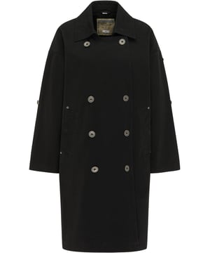 geen voering/geen voering, geen vulling  Deze DreiMaster vintage jas is ideaal voor warmere dagen. Dit casual model overtuigt door zijn brede, oversized snit, schuine zijzakken en dubbele knoopsluiting. Het zachte katoen heeft een gladde voering aan de binnenkant. Overgesneden schouders en de hoogwaardige logoknopen in vintage-stijl ronden het succesvolle ontwerp af.  Jas