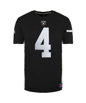 Fanatics NFL Las Vegas Raiders 4 Derek Carr Black Football Shirt MOR6576DB