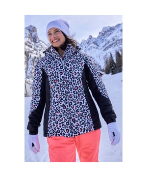 Voering: 100% polyester. Vulling: 100% polyester. Voering: Fleece. Ontwerp: Logo, afgedrukt. Stoftechnologie: Duurzaam, Sneeuwbestendig, Waterafstotend, Waterafstotend. Manchet: Verstelbaar polsbandje, gedeeltelijk elastisch. Halslijn: Kapitein. Mouwtype: Met lange mouwen. Sneeuwrok. Functies van de kap: Aanpasbaar. Zakken: 2 Zijzakken. Bevestiging: Volledige ritssluiting. Hem: Verstelbaar. Koudebestendigheid (Celsius): -30°C. 10 VK: 35 in. 12 VK: 37 in. 20 VK: 47 in.