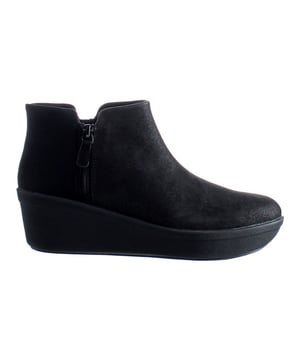 Clarks Step Rose Up Up Up Up Black Synthetic Womens Boots 261460074