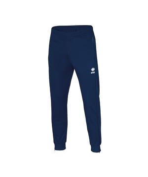 Color: Azul 00090 Especificaciones: Pantalón en tejido piqué poliéster con logo bordado en el lado izquierdo. Cintura elástica ajustable con cordón. Bolsillos laterales, bajo con cremallera y puños de canalé. Uso: Diversos deportes y tiempo libre Ajuste: Regular