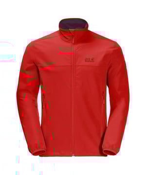 La chaqueta Softshell esencial Jack Wolfskin Mens está diseñada para protegerlo de condiciones climáticas desafiantes. Hecho de Flex Shield Thermic 2L, que es una tela blando con viento/ agua resistente al agua, con rendimiento el estiramiento y en el reverso de microfleece. 2 bolsillos laterales para opciones de almacenamiento convenientes.