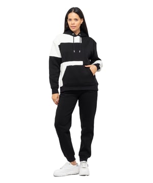 Tom Barron Duo-Color Fashion Feel Warm-Trainingsanzug-Set für Damen