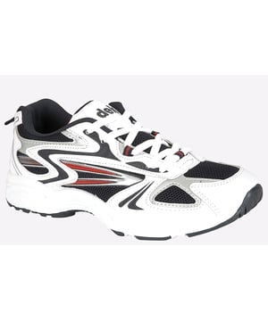 Perfect for all day wear, these Dek Venus III / IV junior trainers boast a sporty design packed with comfort. Featuring a mesh upper with durable synthetic overlays, a rubber outsole for traction, and a secure lace fastening.
- PU / Textile upper
- Secure lace fastening
- Cushioned ankle collar
- Heel tab for easy on / off wear
- Durable PVC Sole