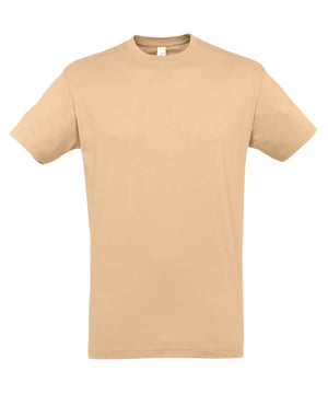 Geklebter Nacken. Gerippter Halsausschnitt. Schlauchförmiger Körper. Zwillingsnadel-Nähte. Stoffgewicht: 150 g/m². Material: 100% halbgekämmte Baumwolle. Brustumfang (Passform): XS(35/36), S(36/38), M(38/40), L(41/42), XL(43/44), XXL(45/47), 3XL(47/49), 4XL(50/52).
