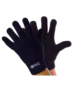 When blisteringly cold temperatures hit it is essential to make sure your kids are all wrapped up warm and snug. If you are looking for gloves with expert knitting and effective lining then these childrens THMO full finger gloves with thinsulate lining are the items you need to keep your kids hands warm and protected even during those snowball fights. These gloves have two layers built into them to facilitate the process of keeping their hands warm. The outer layer is knitted made with 100% Acrylic and is there to protect hands from cold elements. The inner lining is made with 3m thinsulate lining. Thinsulate is well known for keeping you warm and is considered one of the most effective linings. The purpose of the lining is to hold warm air inside the gloves and to keep the hot air close to your skin. The ribbed cuff on the gloves is tight enough to stop the warm air escaping but not too tight to be uncomfortable. Another ideal feature for kids especially. The THMO logo badge is on the cuff, separating your glove fashion from the rest. Remember... Be warm, think THMO. These gloves are available in 3 colours including black, grey and navy and there are 4 sizes to choose from: 6-7 years, 8-9 years, 10-11 years & 12-13 years. They are made from 100% Acrylic and are made with 2 layers. They are safely machine washable.