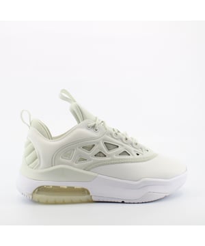 Jordan Air Max 200 White Textile Womens Lace Up Trainers AV5186 003