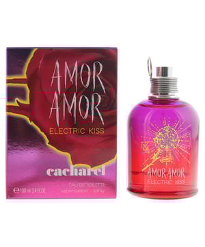 Amor Amor Electric Kiss is a Chypre Floral fragrance for women, which was created by Dominique Ropion and Fanny Bal, and launched in 2019 by Cacharel. The fragrance has top notes of Rhubarb and Pink Pepper; heart notes of Rose and Jasmine Sambac; and base notes of Patchouli and Amberwood. The scent opens with a burst of sour yet juicy and fresh fruity notes before hitting the heart of the fragrance and evolving into a creamier and and well blended scent that's perfect for the summer time.