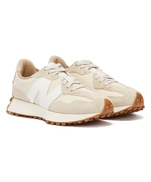 Inspired by NBs iconic running shoes of the 70s, the 327 is the ultimate leisure shoe. The upper features lightweight materials and is highlighted by a distinctive oversized N logo, whilst a lugged rubber sole extends up the heel to define a unique silhouette. Bold but made for every day, the 327 is a modern classic.