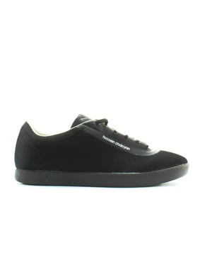 Puma x Hussein Chalayan Combina los entrenadores para hombres de encaje bajo negro 354471 01